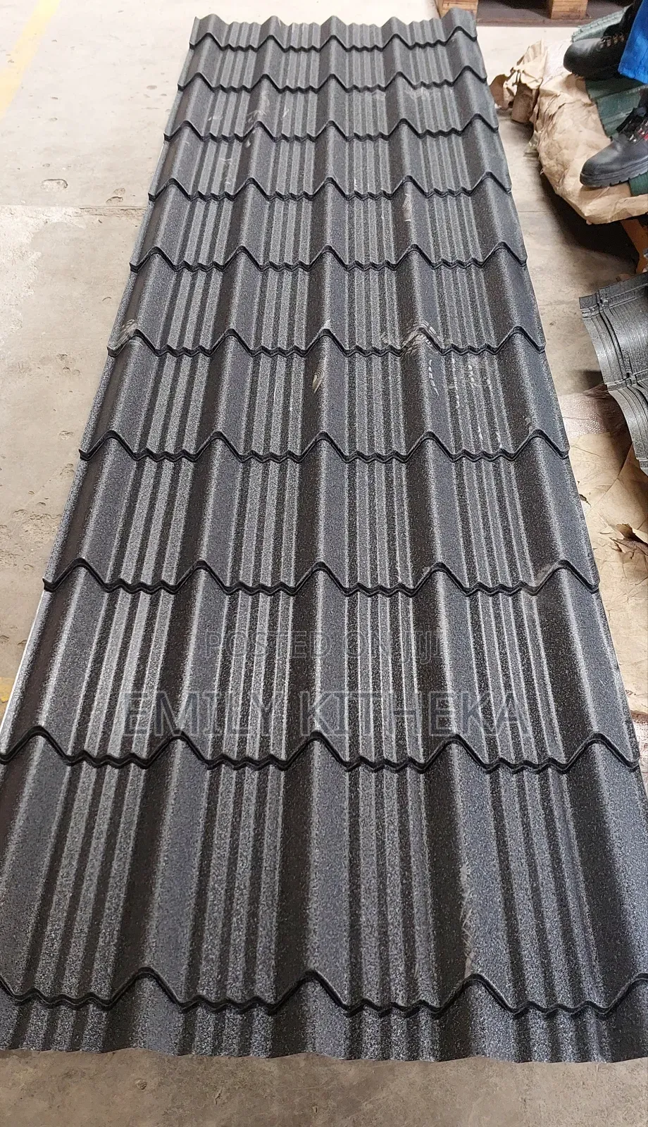 Versatile Matte Roofing Sheet. Charcoal Grey