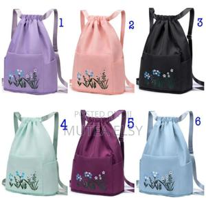 Peach,Black,Blue Purple Foldable Bag Backpack - thumbnail 2