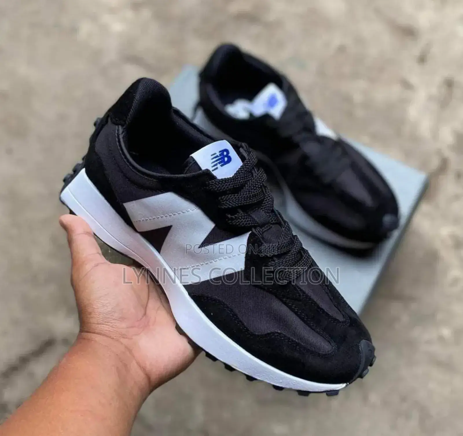 Black and White Colour Way Nb 327 ,Nb 327 Sizes