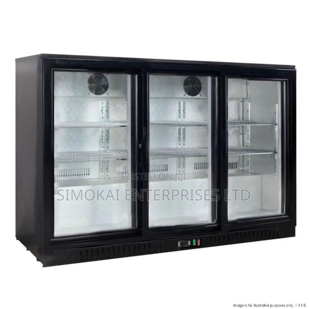 Thermaster Under Bench Three Sliding Door Bar Cooler - main view