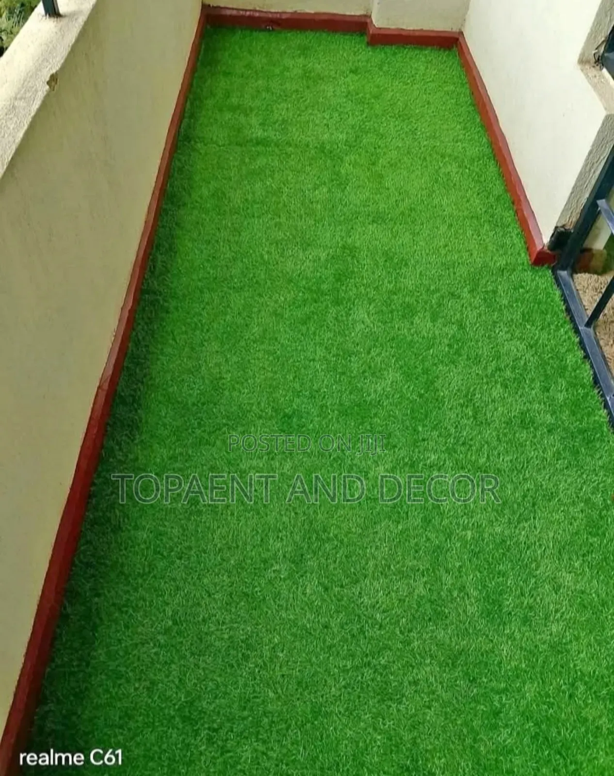Eco Friendly Balcony Artificial Lawn Carpet Long Lasting