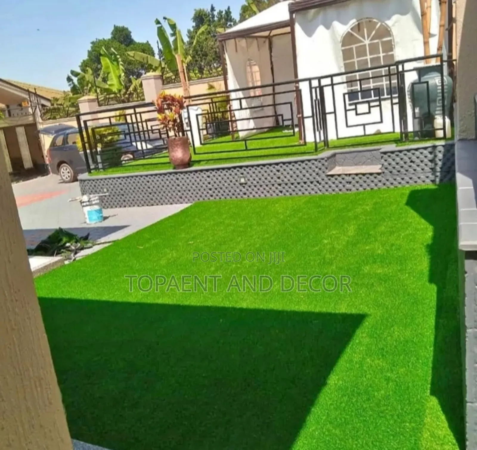 Versatile Synthetic Grass for Playgrounds and Walkways