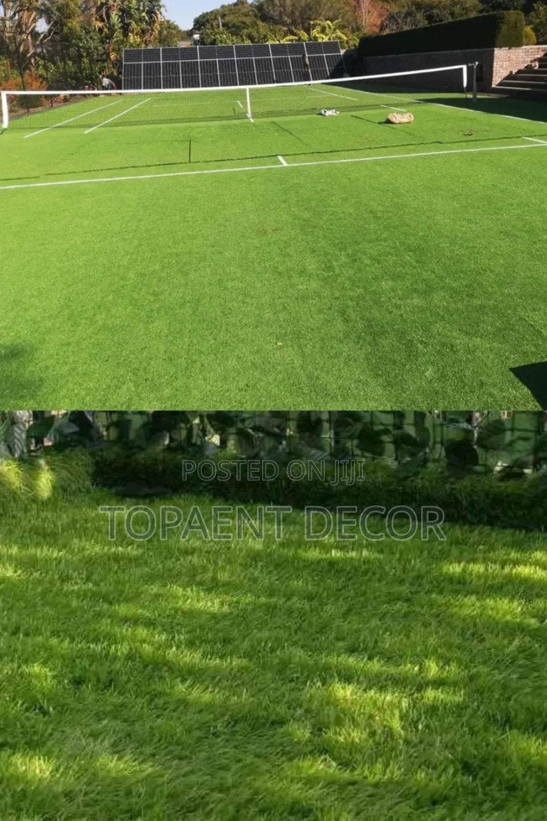 Green All Year Zero Maintenance Football Field Grass