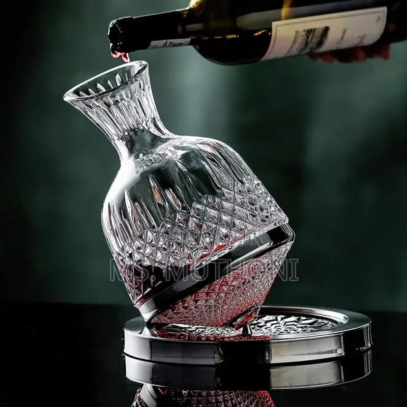 Executive 1.5l 3600 Rotating Wine Decanter