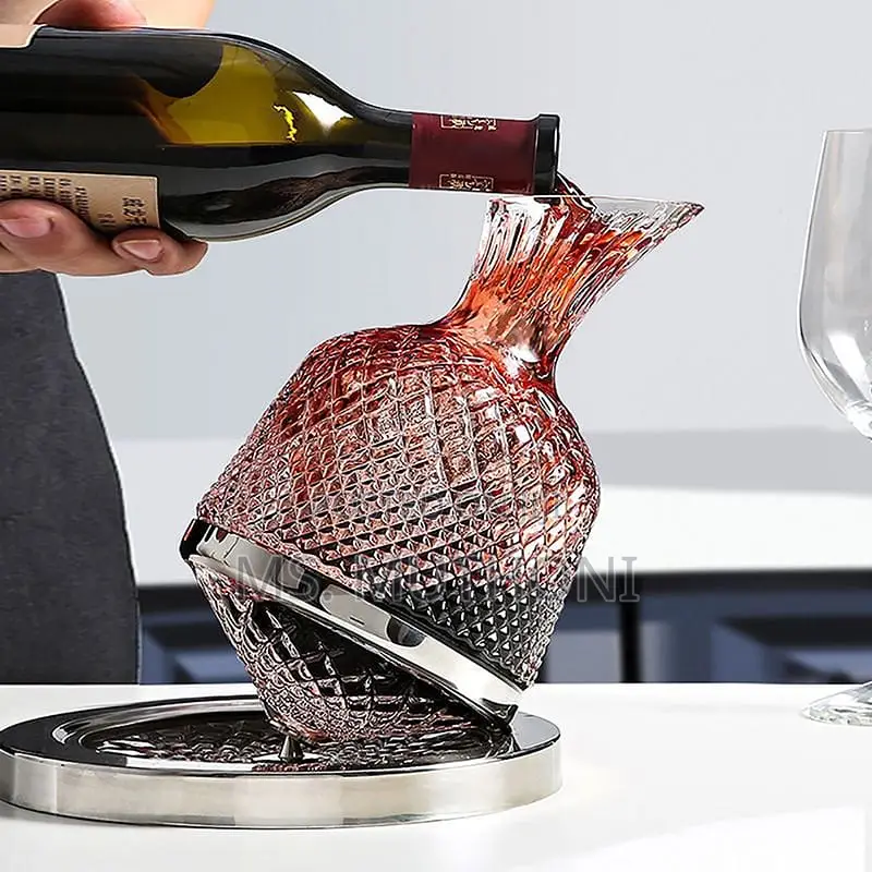 Executive 1.5l 3600 Rotating Wine Decanter