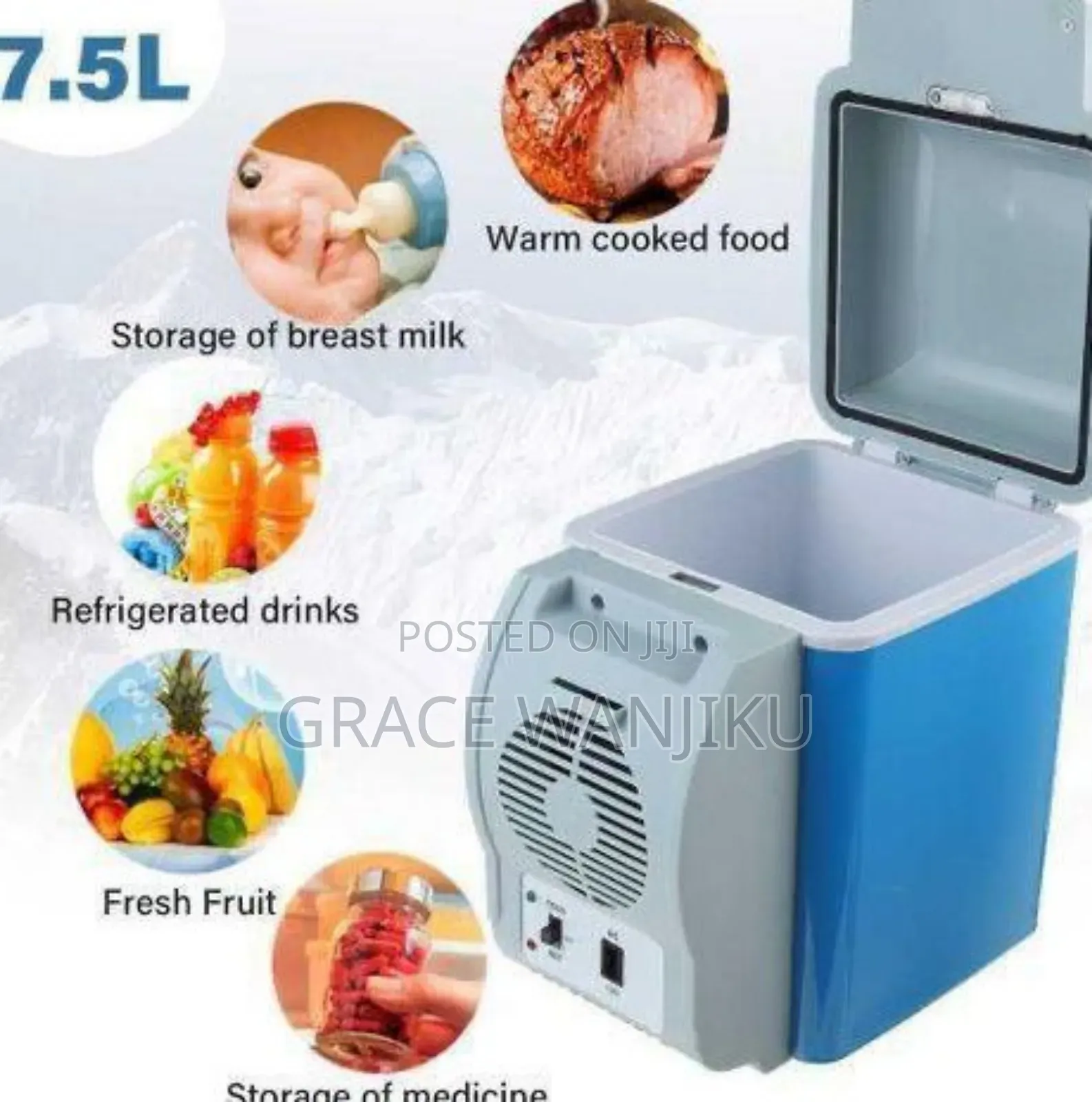 *7.5litre Portable Car Fridge*
