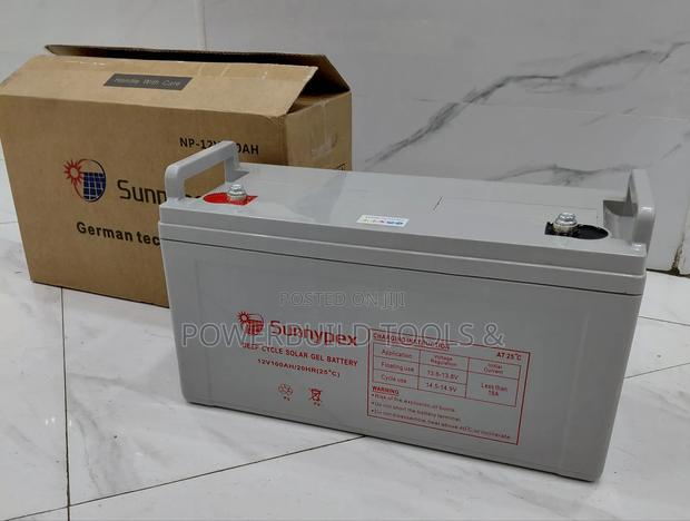 Sunnypex 12v/100ah/20hr Solar Battery - main view