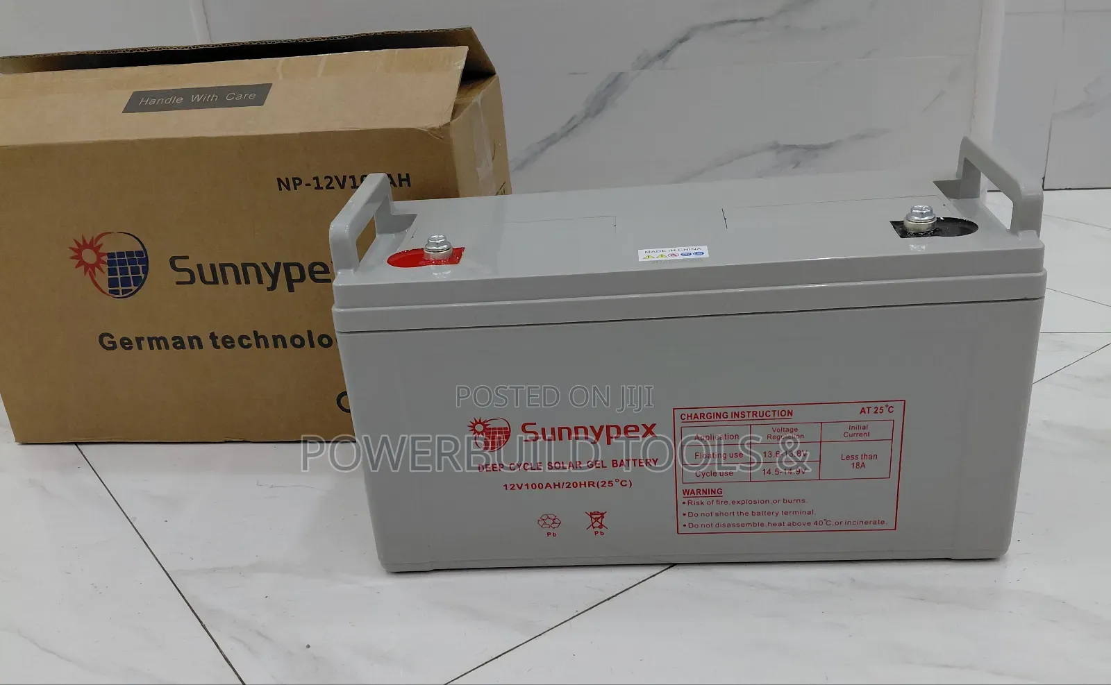 Sunnypex 12v/100ah/20hr Solar Battery