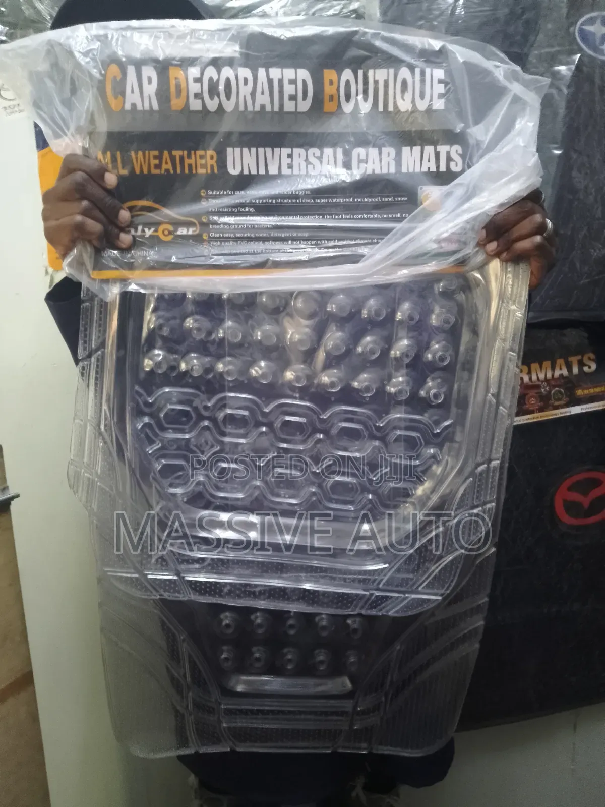 5pcs Clear Mats/ Clear Car Floor Mats