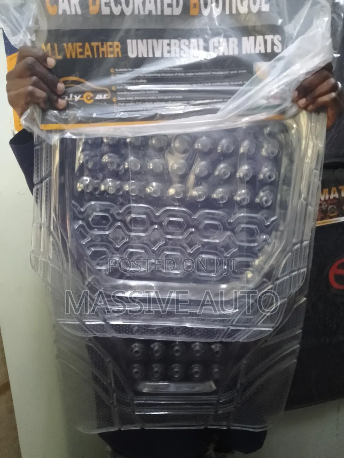 5pcs Clear Mats/ Clear Car Floor Mats