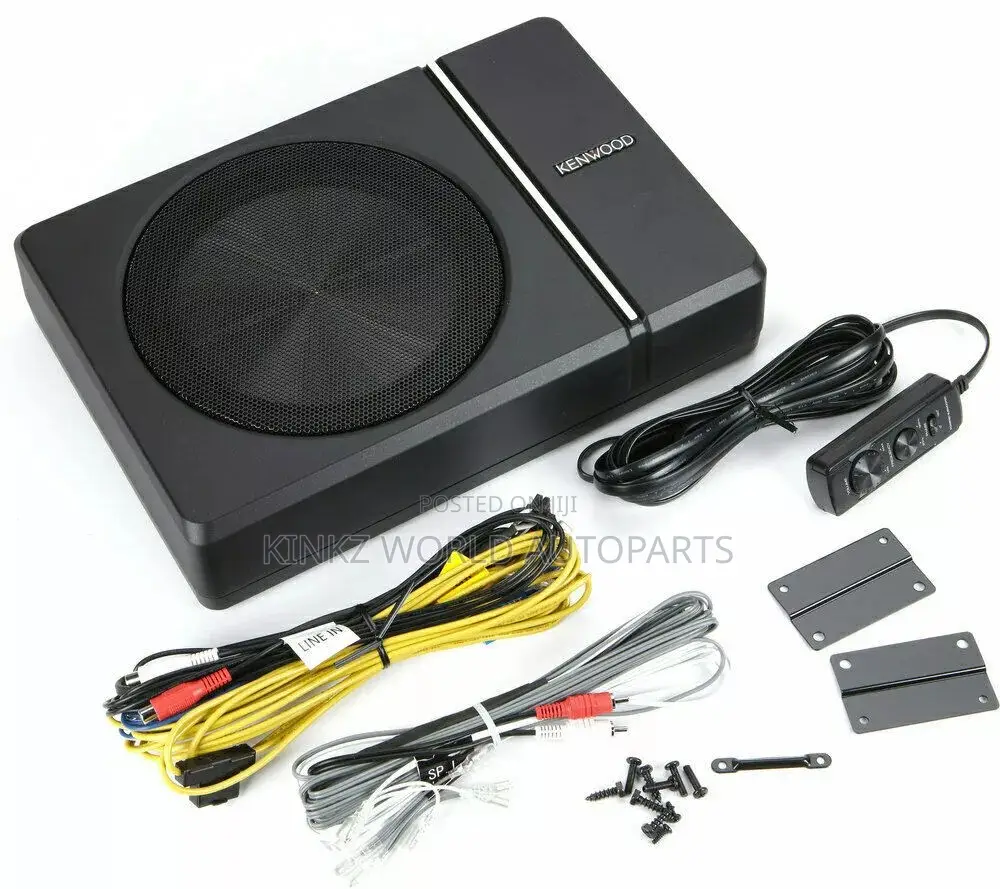 Kenwood KSC-Psw8 Under Seat Powered Active Subwoofer