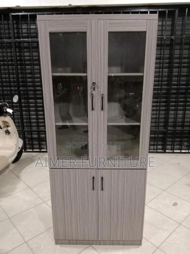 Brown Wooden Files Cabinet