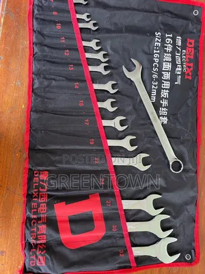 16pc Chrome Vanadium Combined Ring Spanner Set From 6 - 32mm
