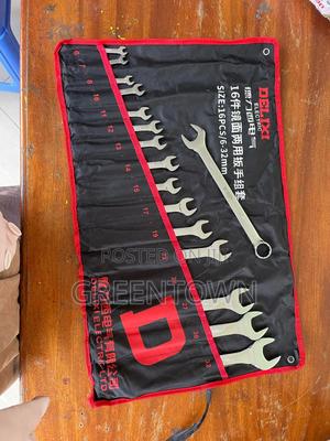 16pc Chrome Vanadium Combined Ring Spanner Set From 6 - 32mm - thumbnail 2
