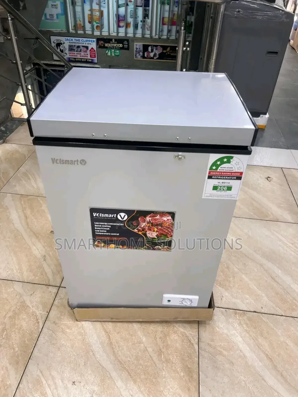 Deep Freezer 110l (Volsmart) Vertical Chest Vl-Bcd110