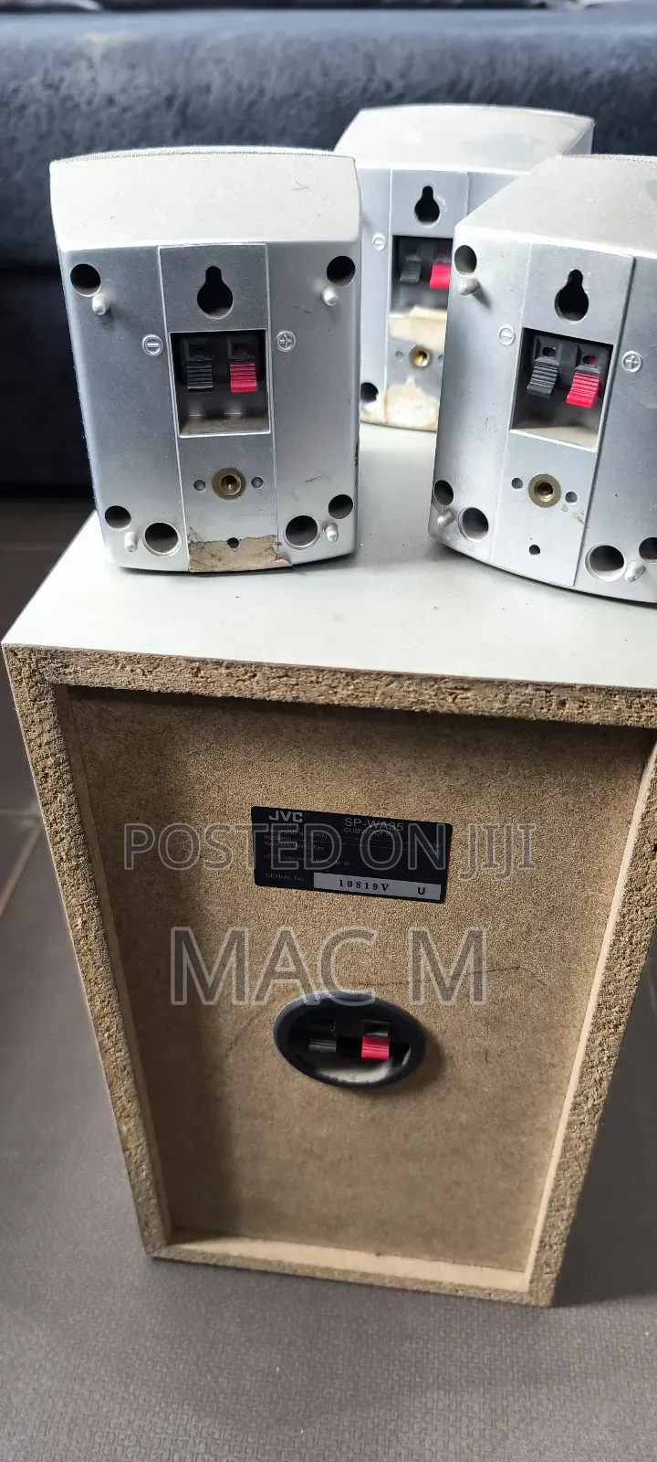 JVC 3.1 Speakers (3spks + 1 Non-Powered Woofer)