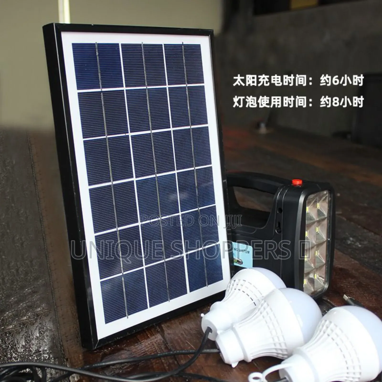 Cl-053 Solar Energy Lamp With 2bulbs