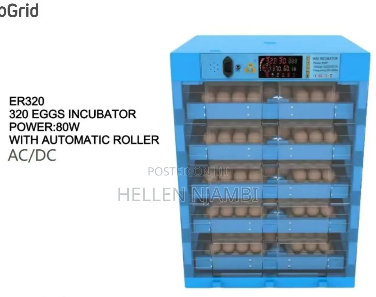 320eggs Incubator With Automatic Roller