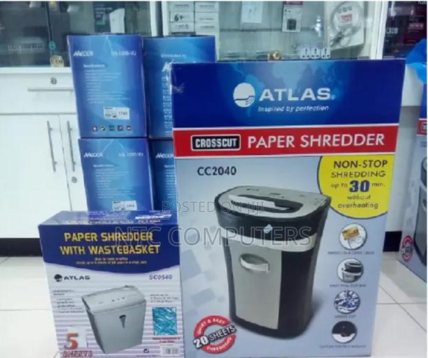 Atlas Cc2040 Crosscut 20 Sheets Paper Shredder - main view
