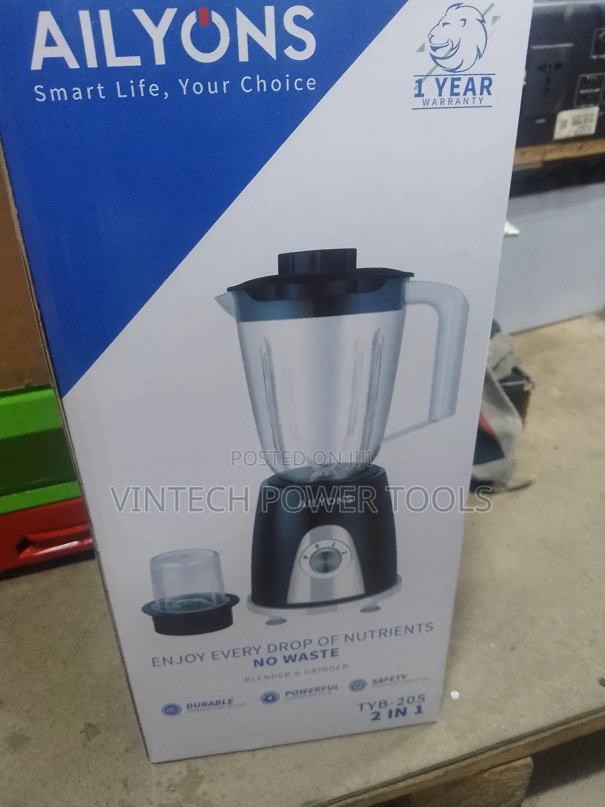 Ailyons 2 in 1 Blender