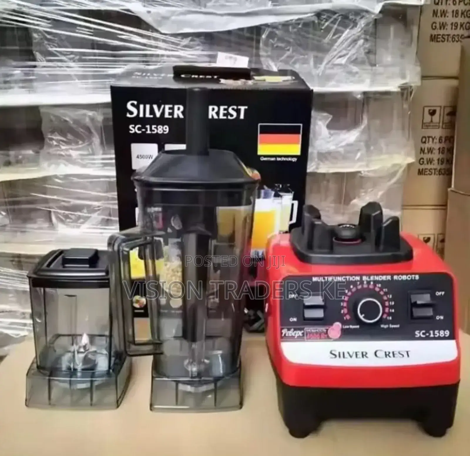 Silver Crest Sc-1589 2 in 1 Commercial Blender 4500watts.