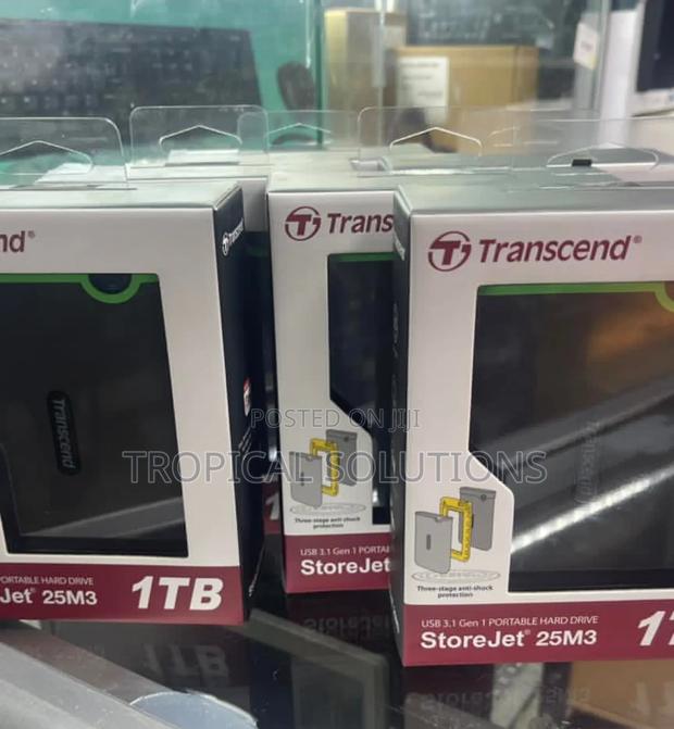 1tb Transcend External Harddrive 1tb HDD - thumbnail 2