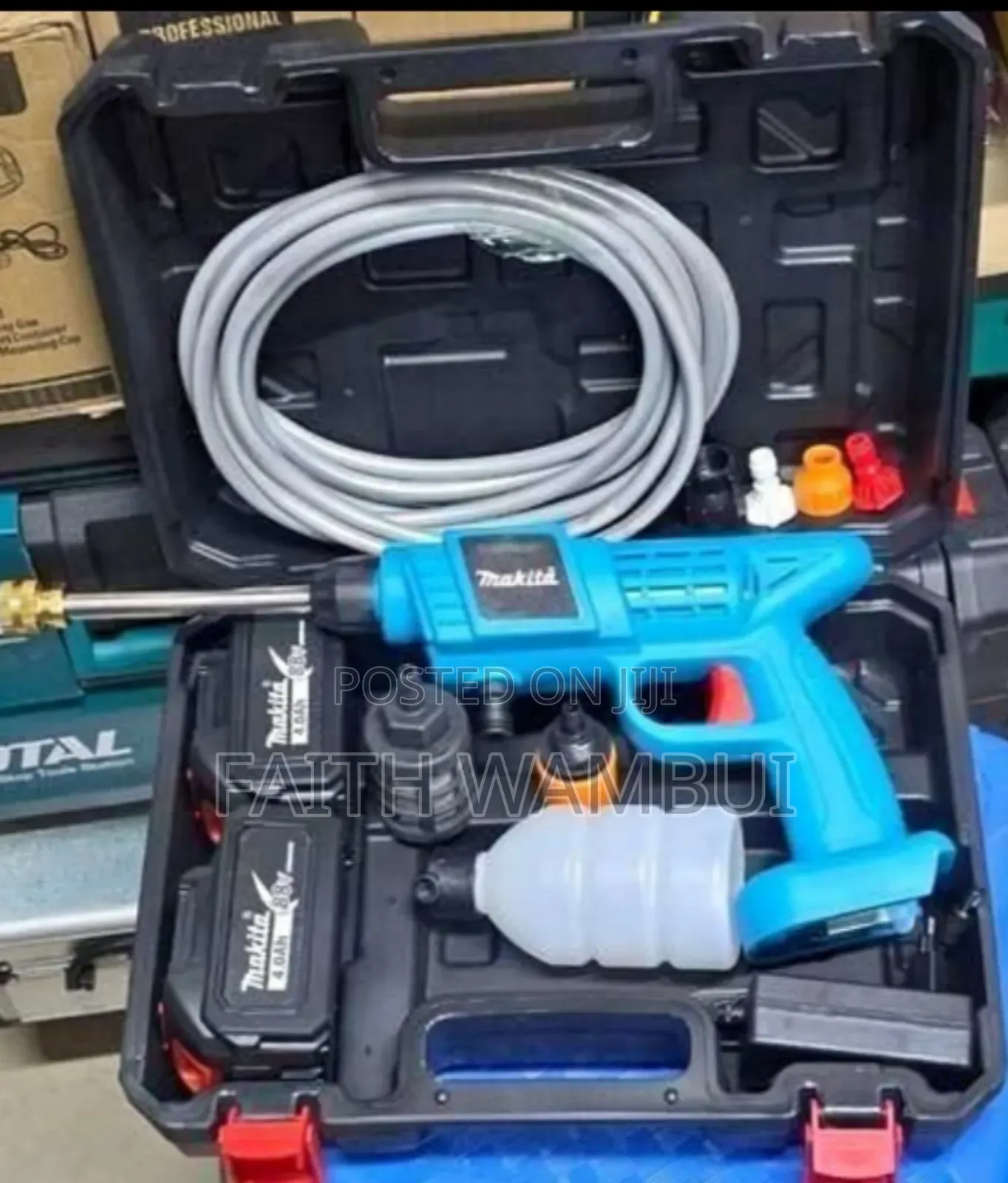 Makita 88v Cordless Carwash Gun With 2 Batteries
