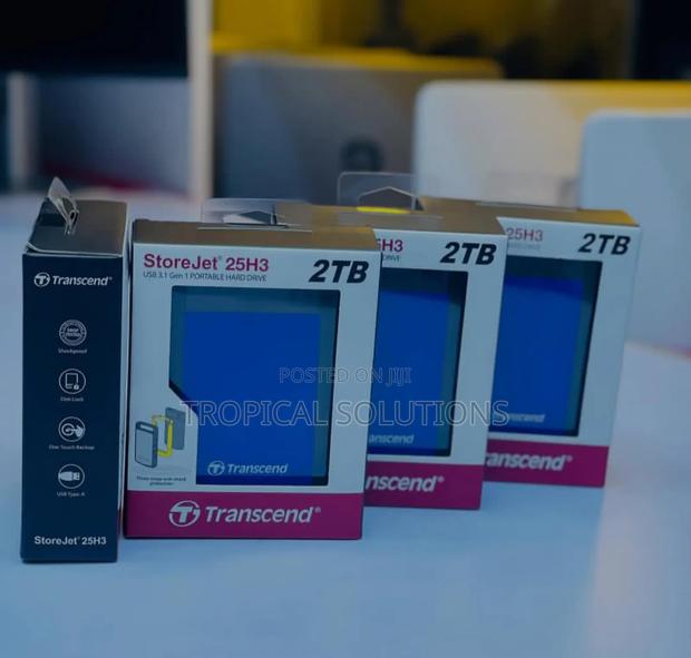 2tb Transcend External Harddrive 2tb Available - thumbnail 2