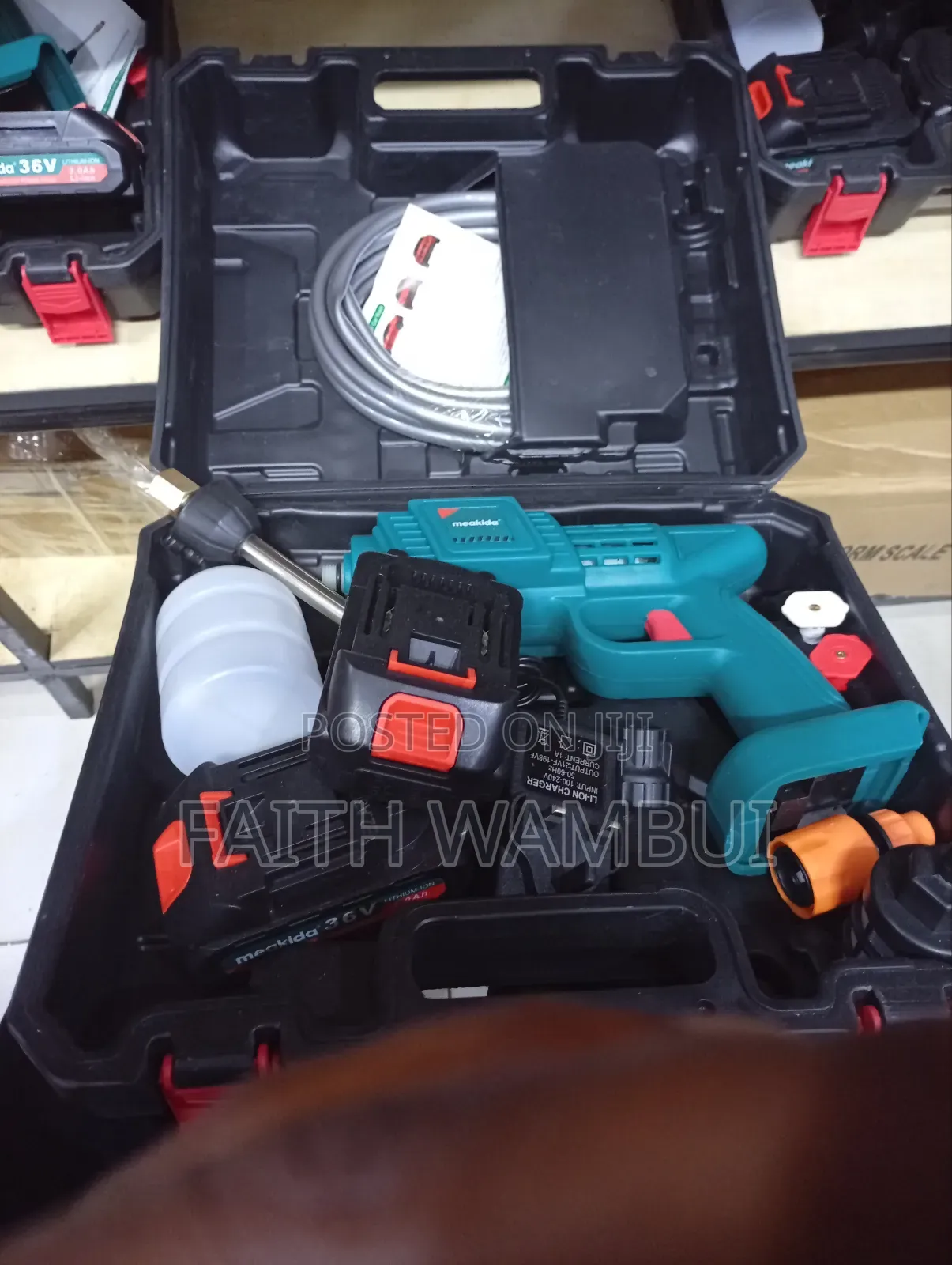 Cordless Makita Car Wash Gun/36v Rechargeable Car Wash Gun
