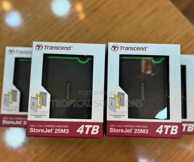 4tb Transcend External HDD 4tb Available - thumbnail 2
