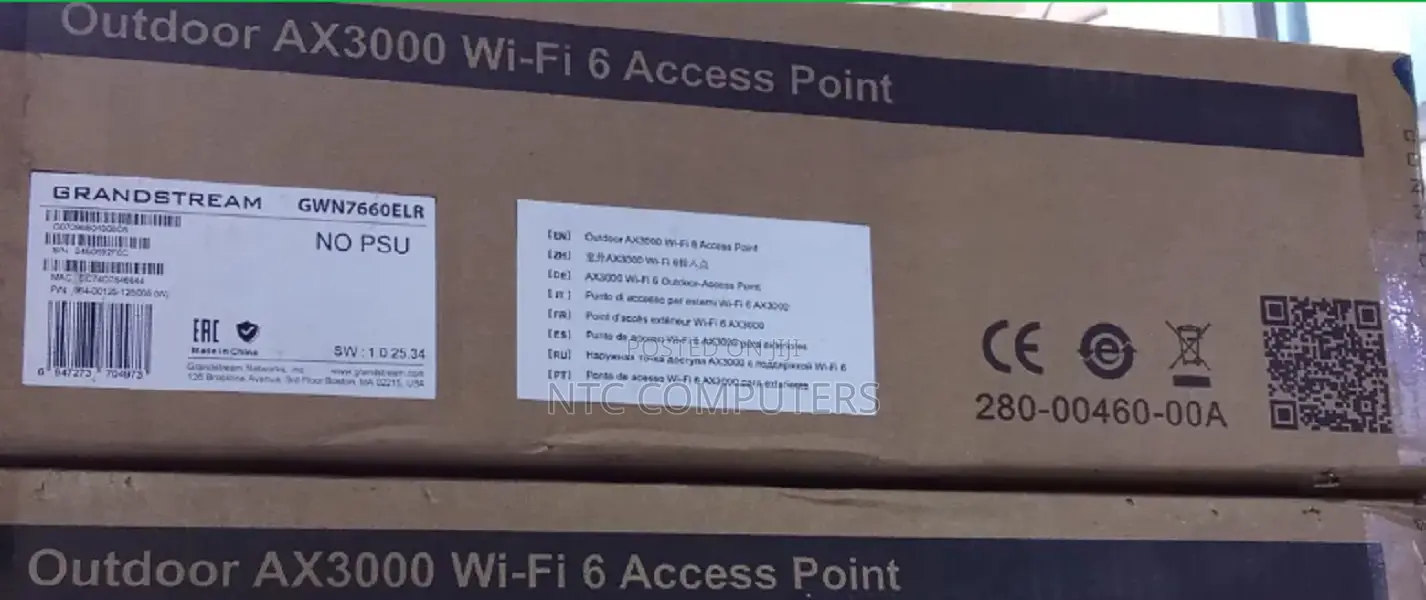 Wi-Fi 6 Grandstream GWN 7660 Elr Outdoor Access Point Ax3000