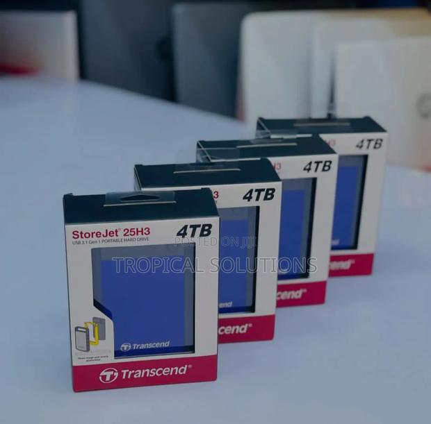 4tb Transcend External HDD 4tb Blue Available - main view