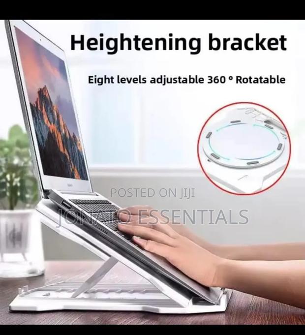 Foldable and Adjustable Laptop Stand, Tablet Holder - thumbnail 4