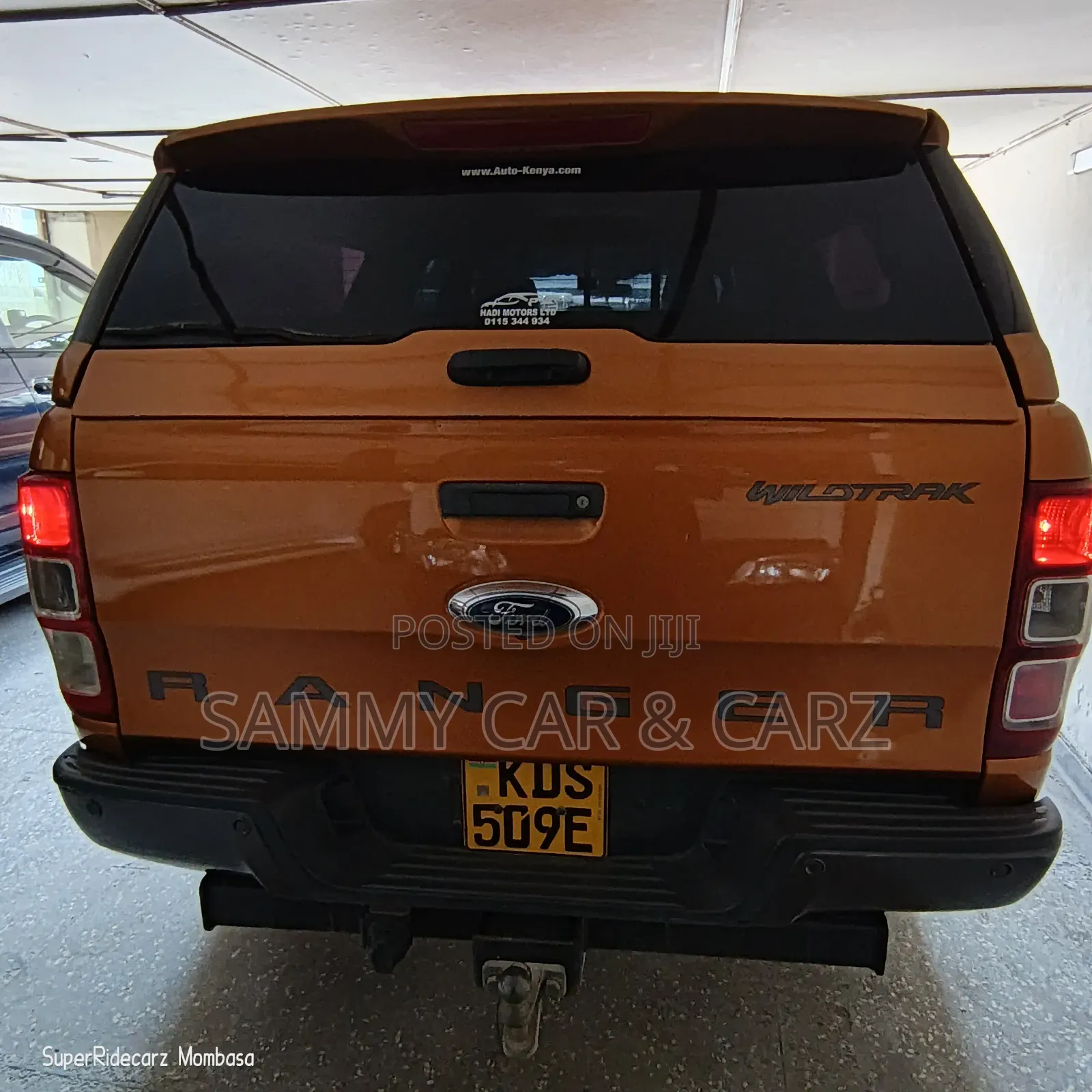 Ford Ranger Wildtrak 2016 Orange