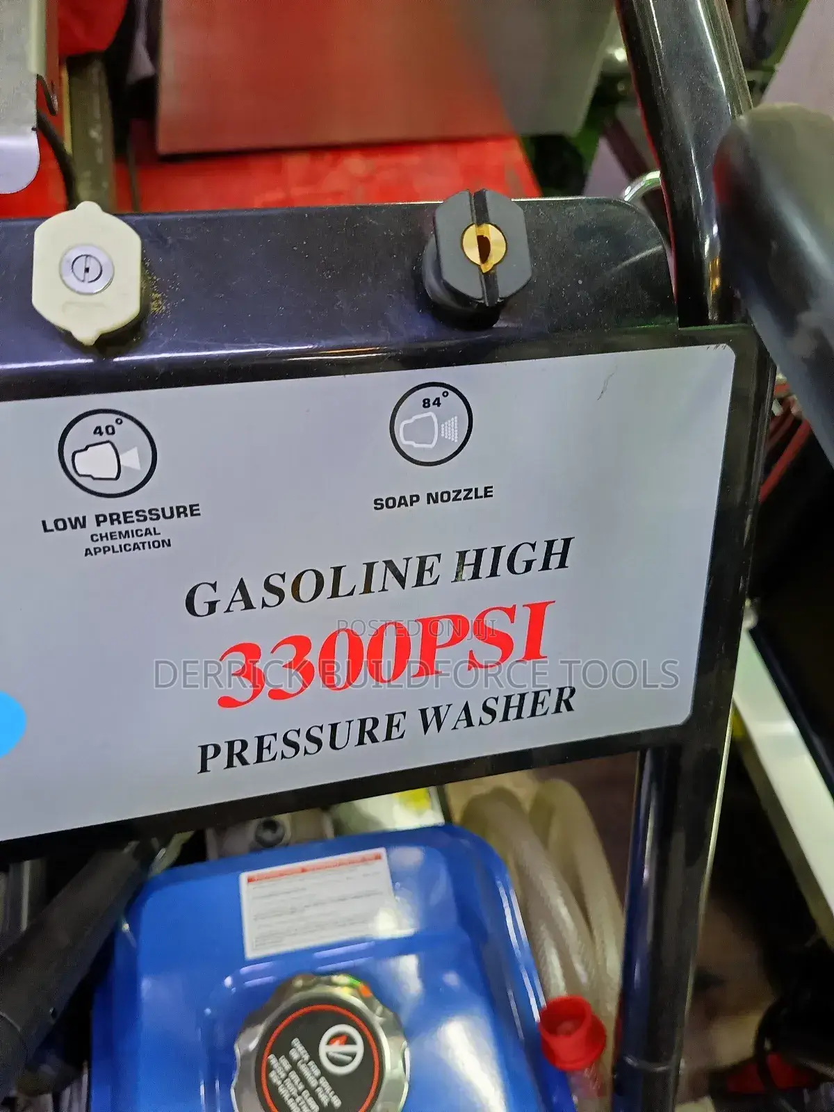Milano Pressure Washer Petrol 3300psi 8.0hp Engine