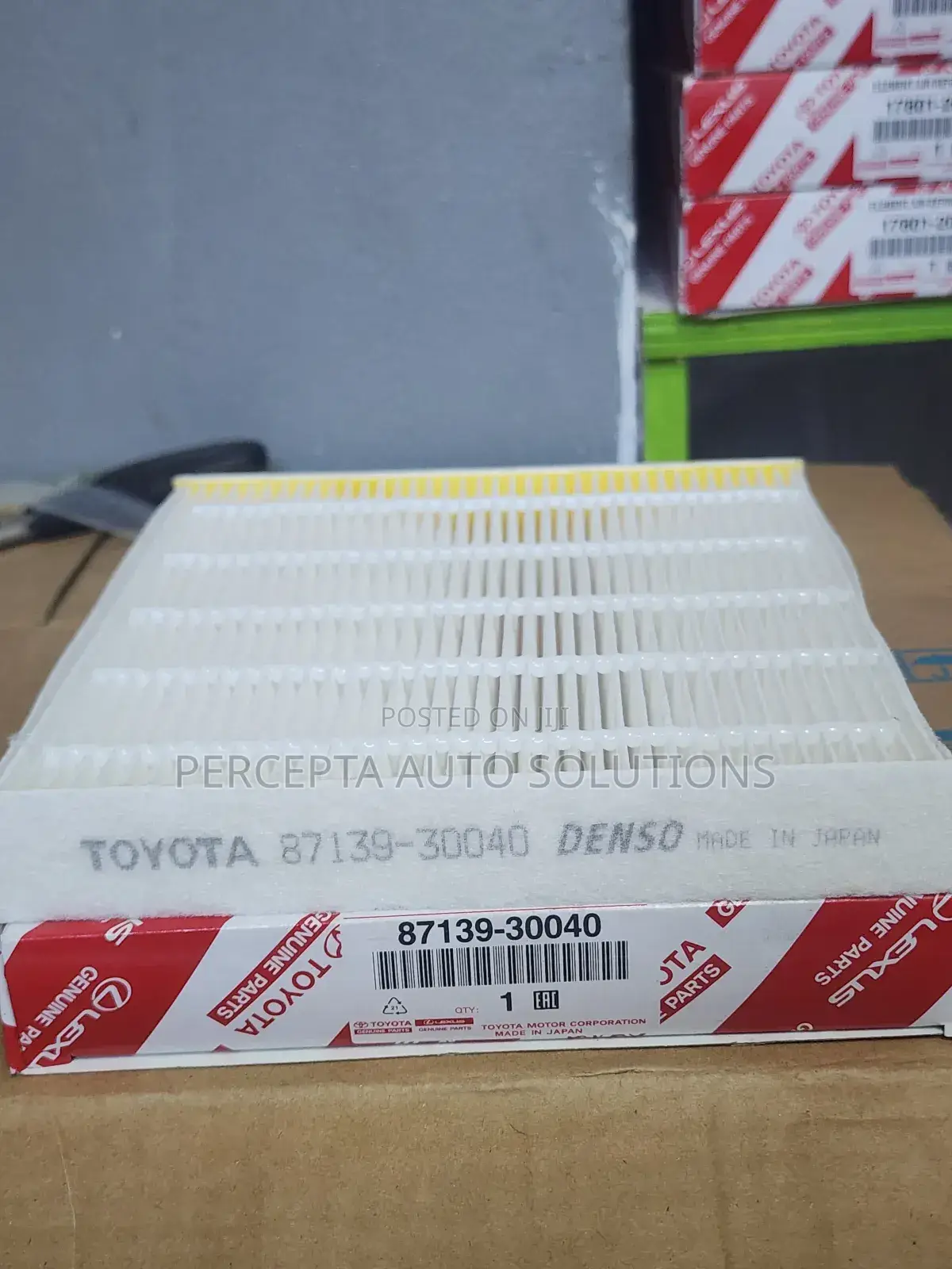 87139-30040 Cabin Filter for Toyota Probox, Axio, Vitz