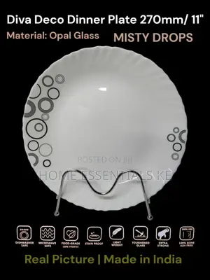 6pc Diva Deco Dinner Plate 270mm / 11"