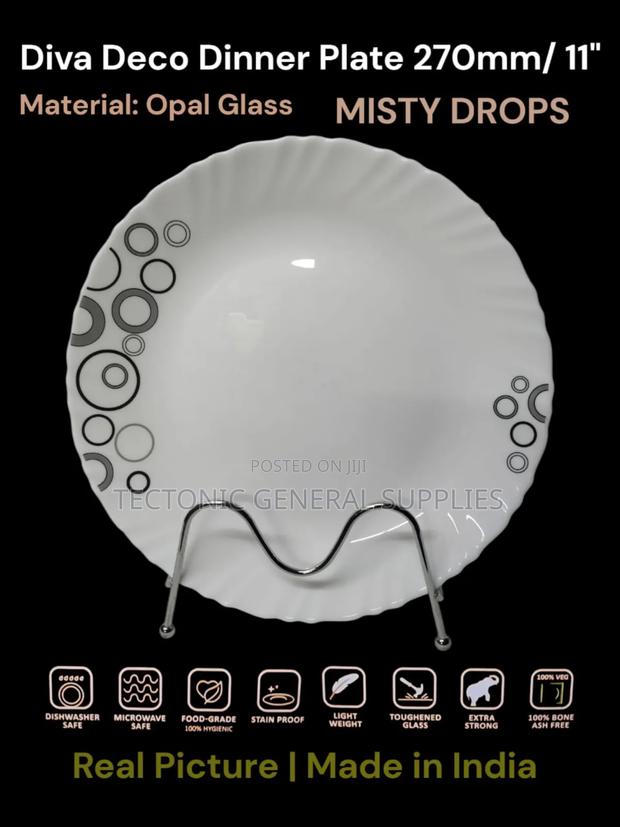 6pc Diva Deco Dinner Plate 270mm / 11" - main view