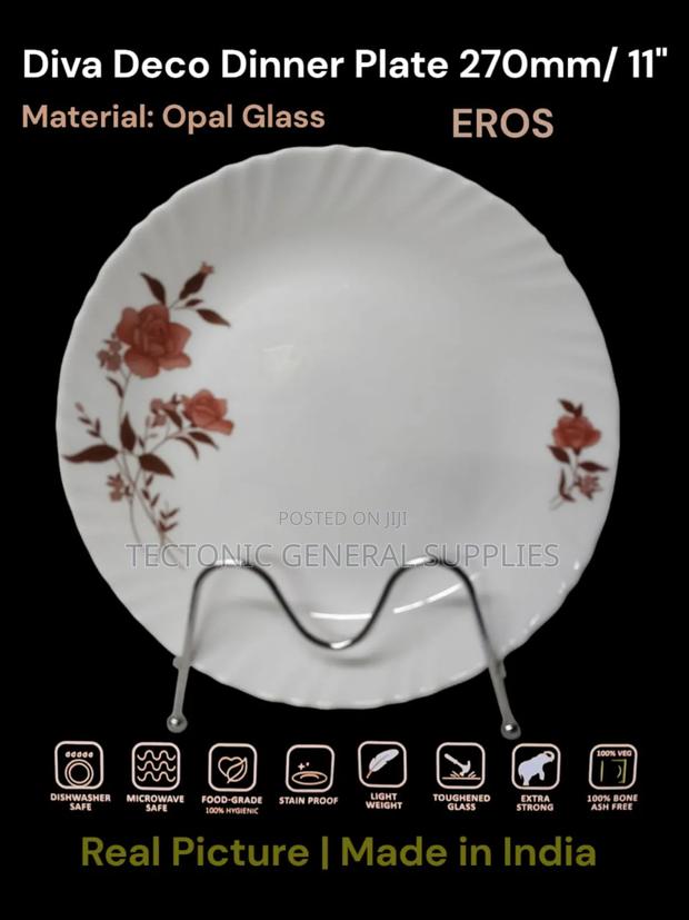 6pc Diva Deco Dinner Plate 270mm / 11" - thumbnail 2