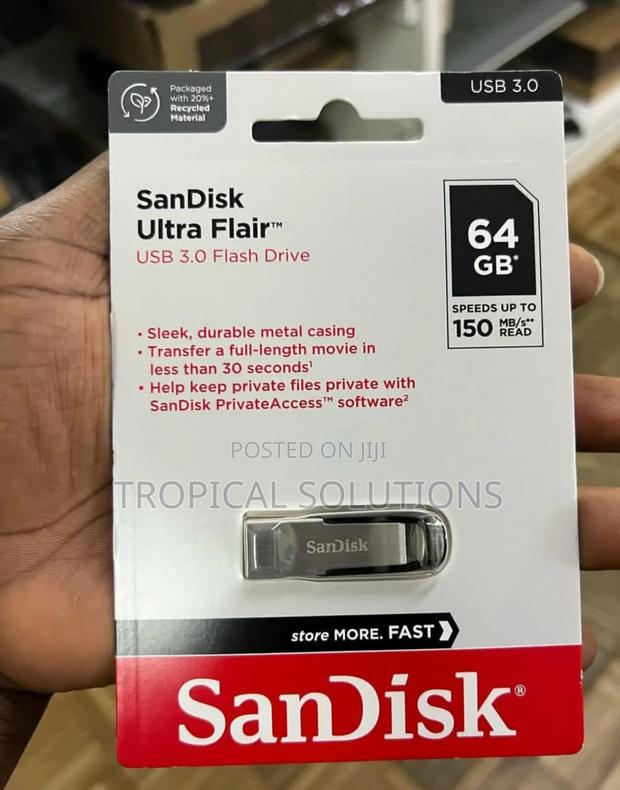 64gb Sandisk Ultra 3.0 Usb Flash Drive 64gb - thumbnail 2