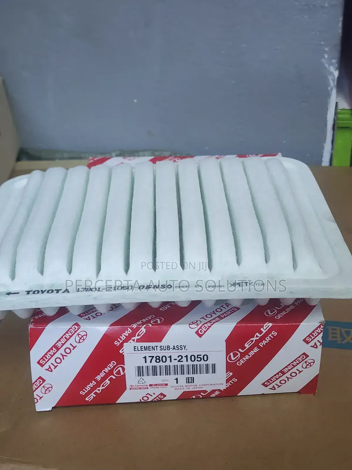 17801-21050 Air Filter for Toyota Axio, Premio/Allion