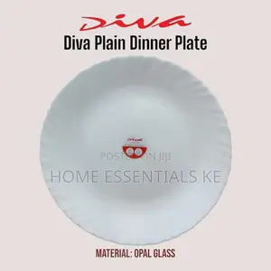 6pc Diva Plain Dinner Plate 
10" 11"