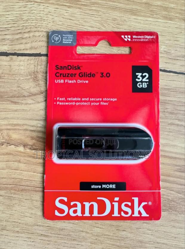 32gb Sandisk Cruzer Glide 3.0 Usb Flash Drive 32gb - main view