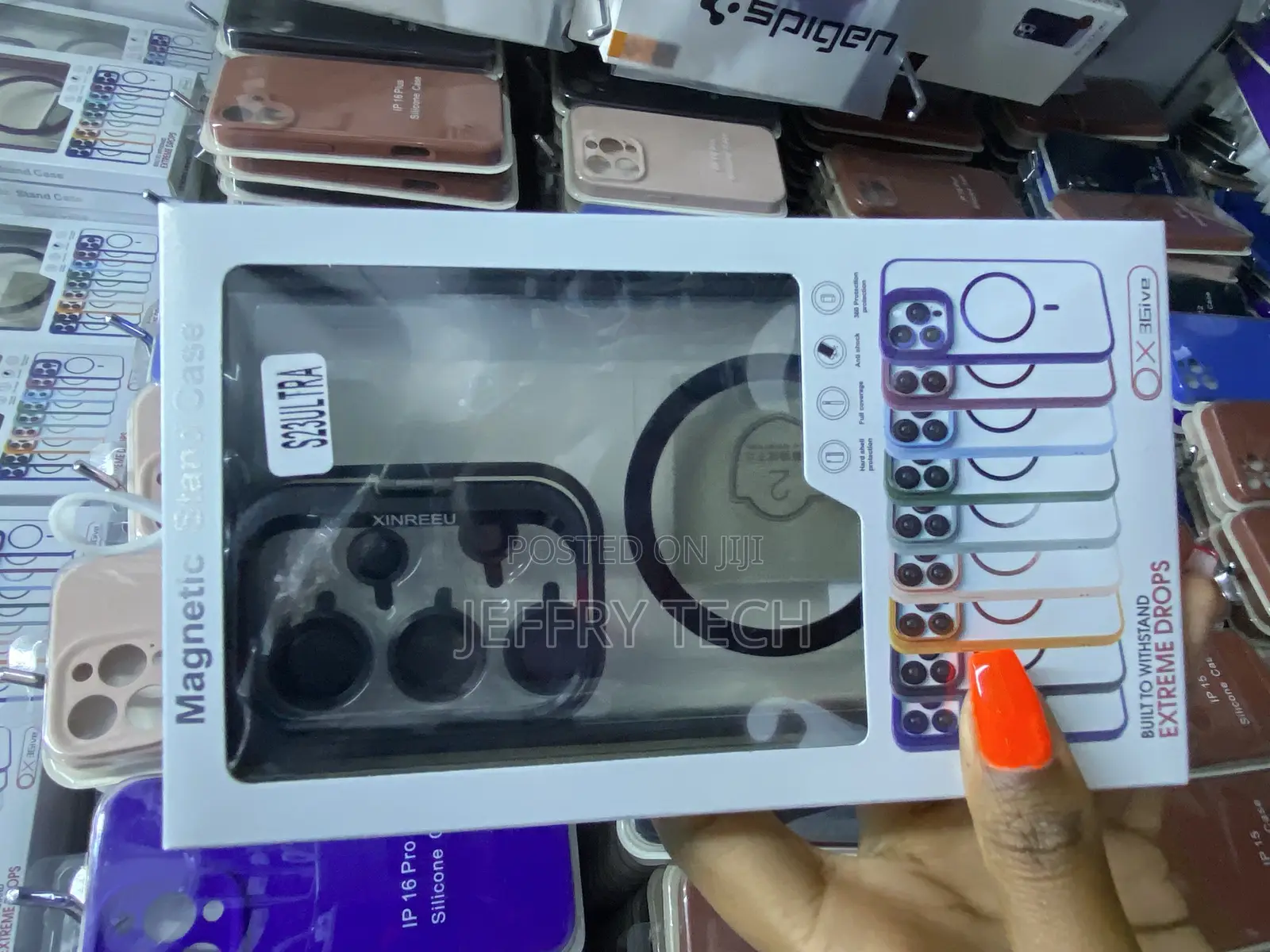 Hensinple Magnetic for Samsung Galaxy S24 Ultra Newskin Case
