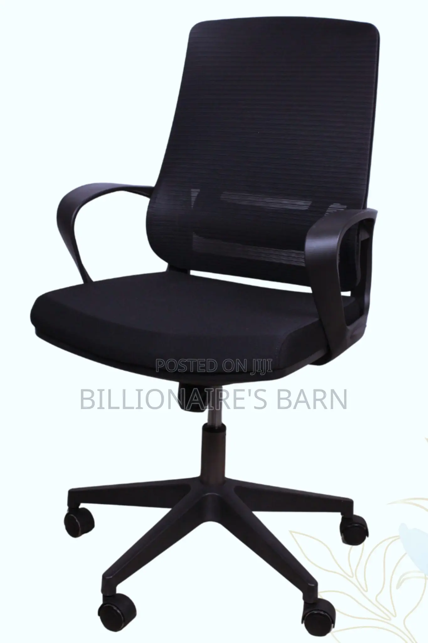 Chairs; Ergonomic Armrest Chair With Mesh Back