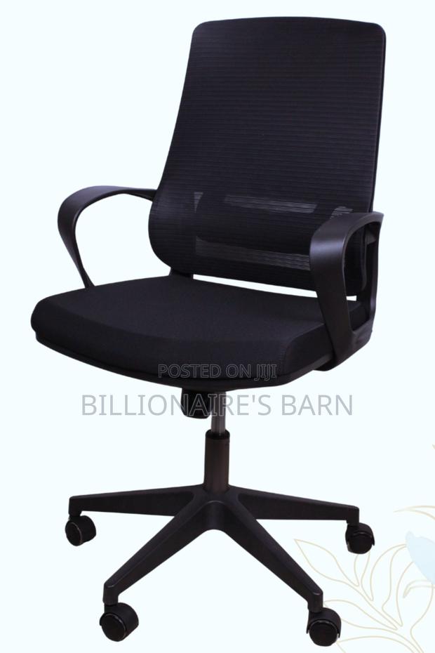 Chairs; Ergonomic Armrest Chair With Mesh Back