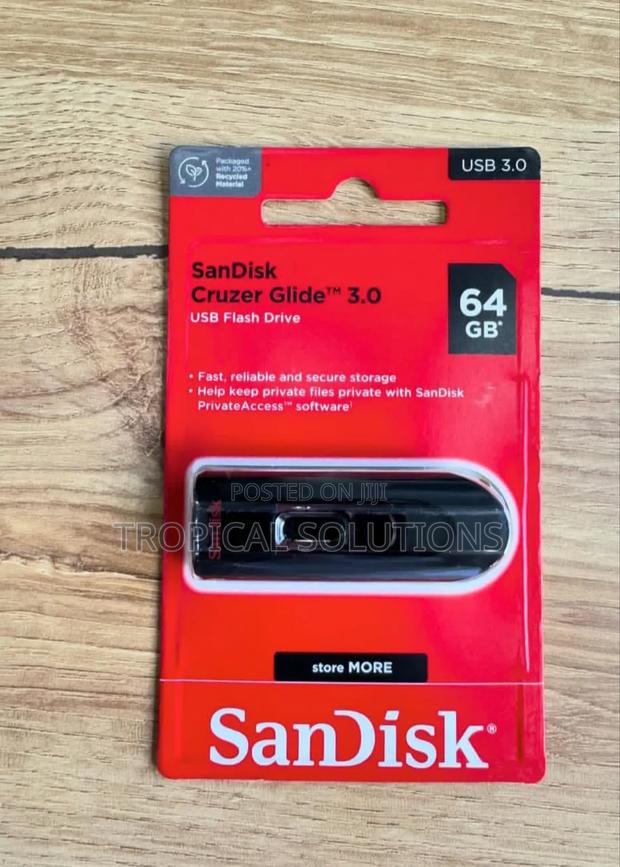 Sandisk Cruzer Glide 3.0 Usb Flash Drive 64gb - main view