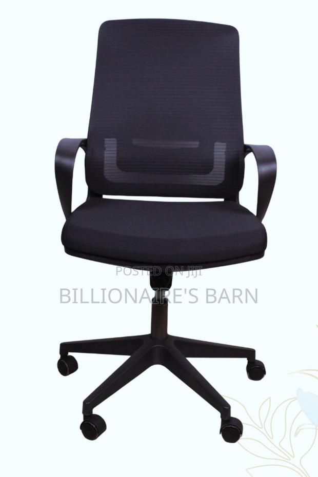 Chairs; Ergonomic Armrest Chair With Mesh Back - thumbnail 2