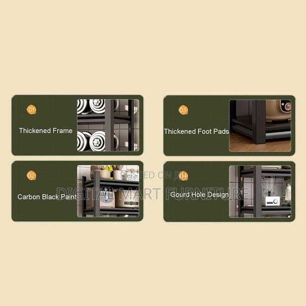 Office Cabinet: Tall Black Office Bookcase - thumbnail 2
