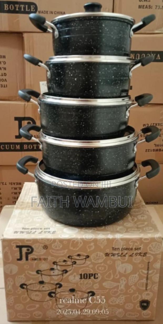 Quality Black Pot Cookware Set/Black Pot - main view